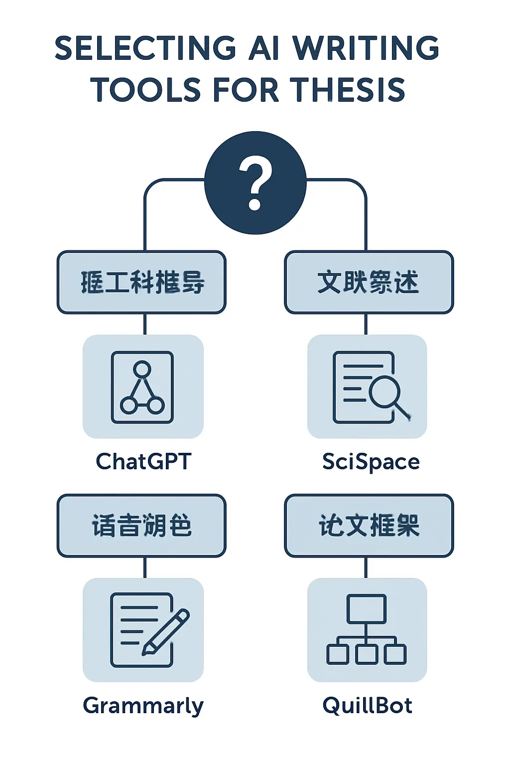 论文写作场景与AI工具选择决策图：根据不同写作任务选择最适合的国产AI工具