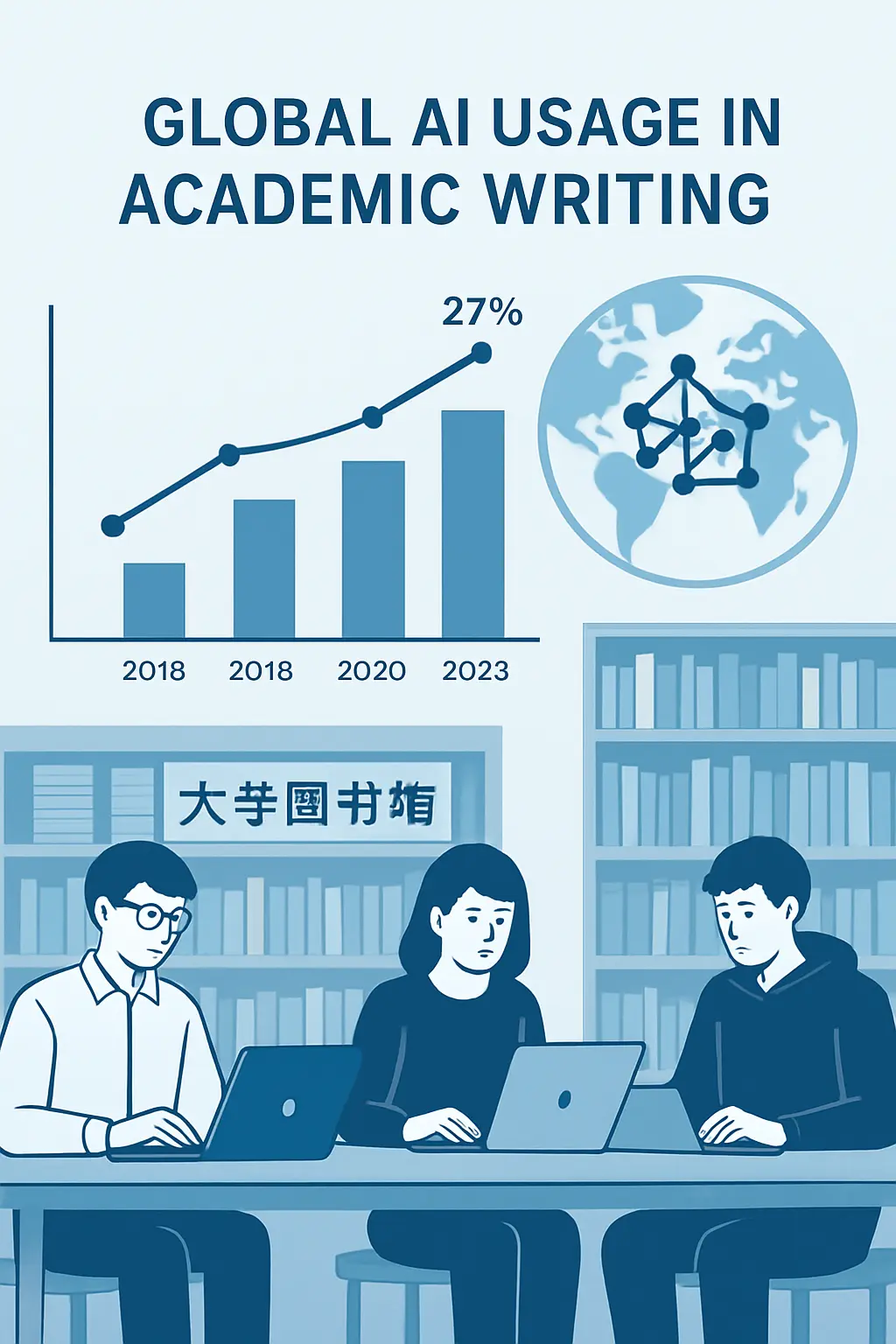 2026年AI在学术写作中的使用率:最新数据与趋势统计