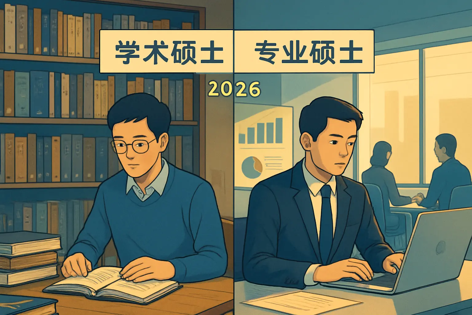 专硕和学硕有什么区别?2026年专业硕士与学术硕士对比及择校建议(北大/清华/复旦/浙大)